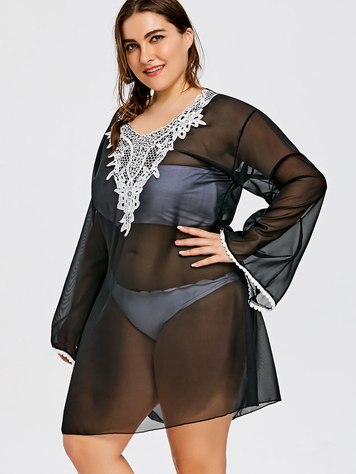 4712 2018 Plus size Вышитый этнический стиль Длинные